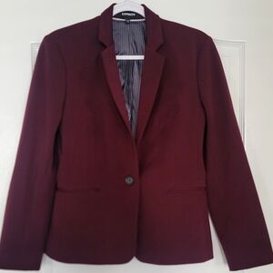 EXPRESS STRETCH BURGUNDY BLAZER